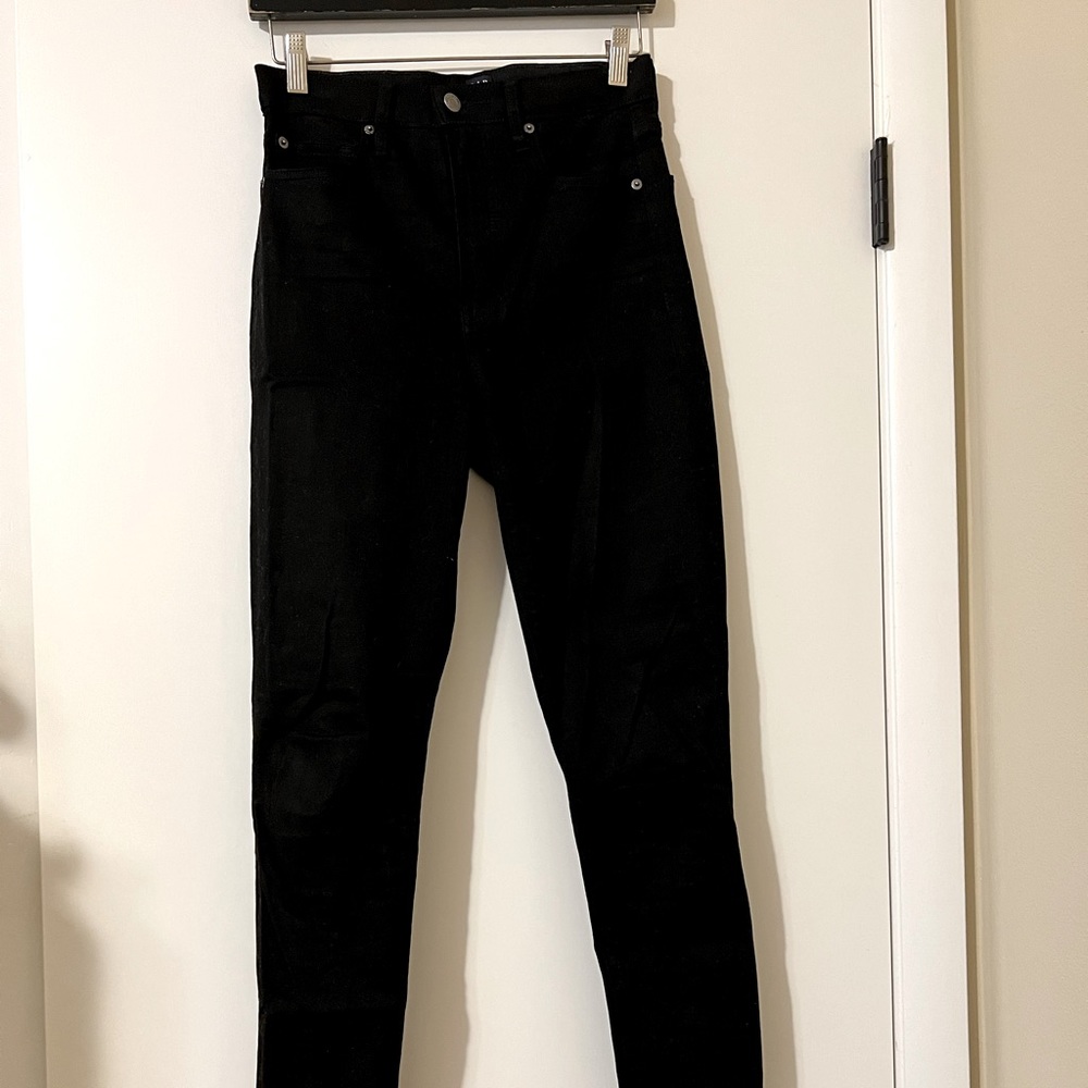 Gap 1969 super high rise skinny jeans, black Sz. 27
